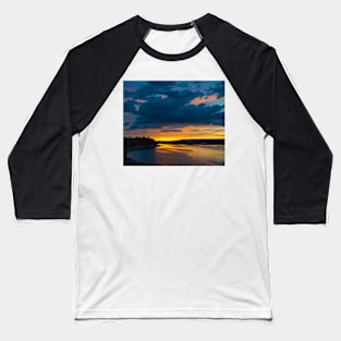 Dramatic Sunset Baseball T-Shirt